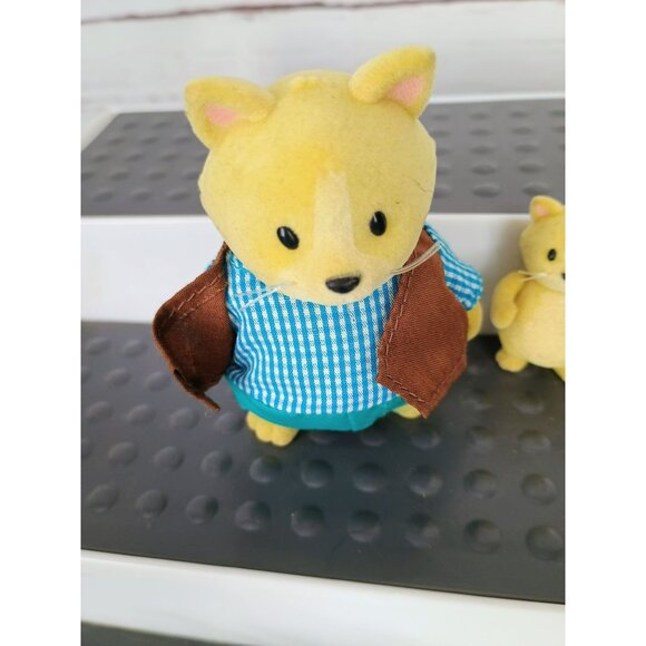 Li'l Woodzeez Whiskerelli Cat Family Set Baby kitten and Father daddy dad - Picture 2 of 7